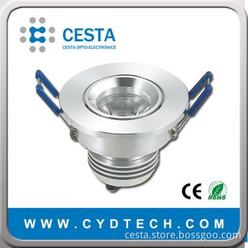 1x3W LED Ceiling Light with CREE/Osram Chip